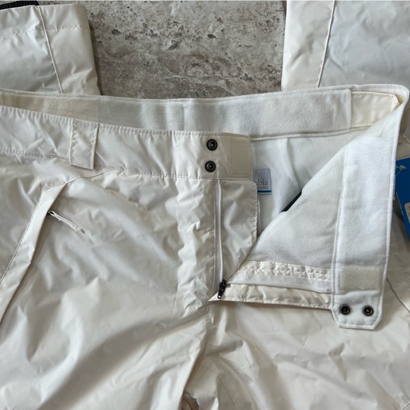NWT Columbia Moonlight Mover II Omni Shield Ski/Snow Pants in Off White, L - Picture 9 of 12